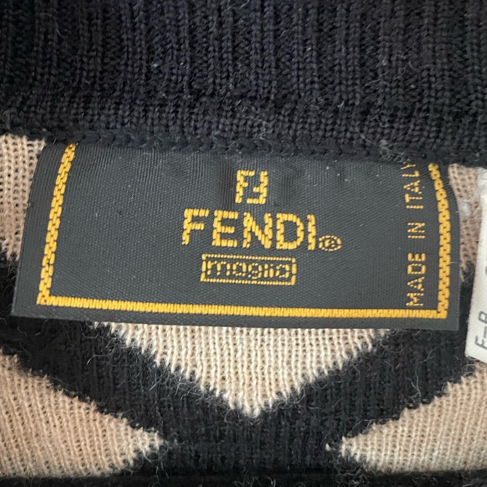 Vintage 1970’s Fendi Maglia Turtleneck Sweater